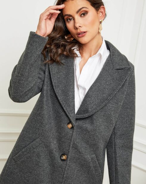 Manteau Anna anthracite