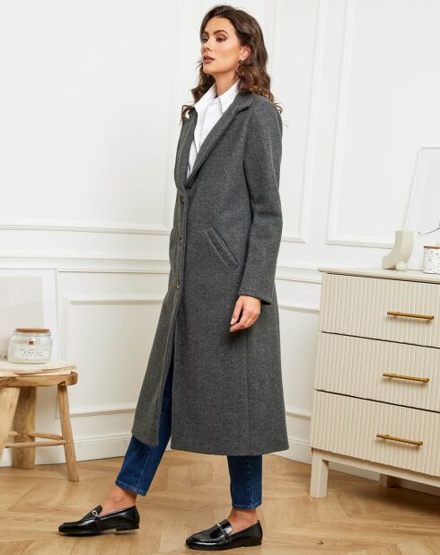 Manteau Anna anthracite