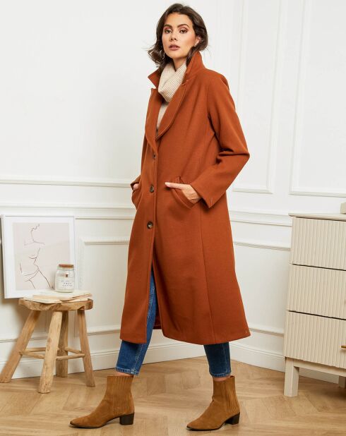 Manteau Anna tabac