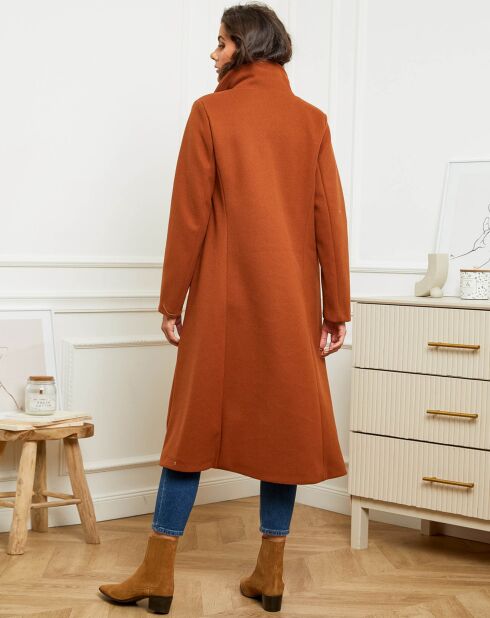 Manteau Anna tabac