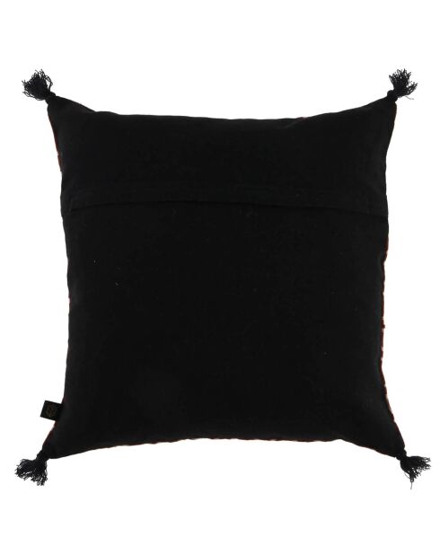 Ubud Cinnebar Kissenbezug aus Leinen und Baumwolle, 45 x 45 cm