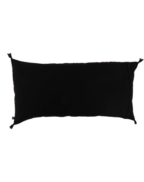 Housse de coussin en Lin & Coton Ubud cinnebar - 55x110 cm