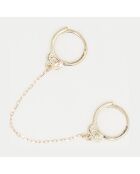 Bijou d'oreille unitaire Menottes or jaune