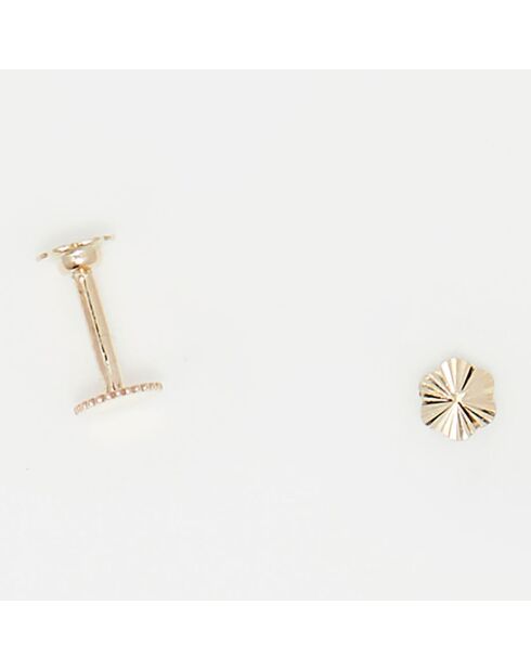 Einfacher Einzelknorpelschmuck aus Gelbgold