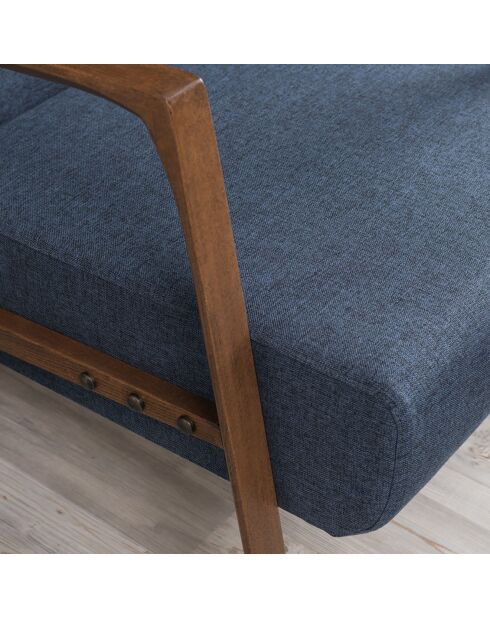 Fauteuil Kemer bleu - 69x80x83 cm