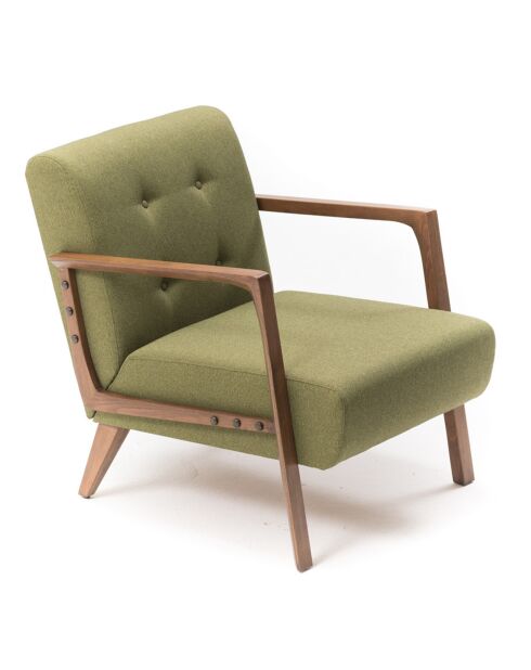 Fauteuil Kemer vert - 69x80x83 cm