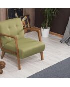 Fauteuil Kemer vert - 69x80x83 cm