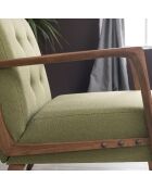 Fauteuil Kemer vert - 69x80x83 cm