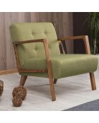 Fauteuil Kemer vert - 69x80x83 cm