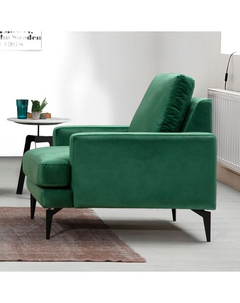 Fauteuil Papira vert - 80x90x88 cm