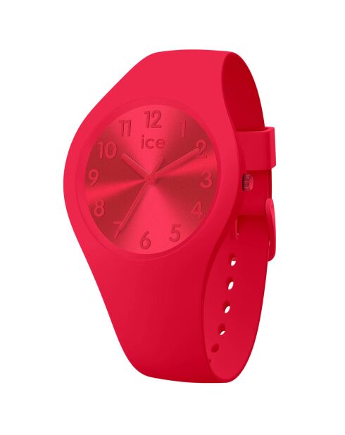Montre Femme/Fille en Silicone Ice Colour Lipstick Small 3H rouge