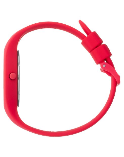 Montre Femme/Fille en Silicone Ice Colour Lipstick Small 3H rouge