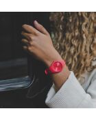 Montre Femme/Fille en Silicone Ice Colour Lipstick Small 3H rouge