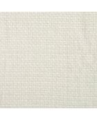 Jeté de canapé gaufré ivoire - 160x130 cm