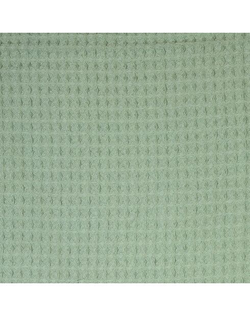 Jeté de canapé gaufré vert d'eau - 160x130 cm