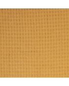 Jeté de canapé gaufré ocre - 160x130 cm