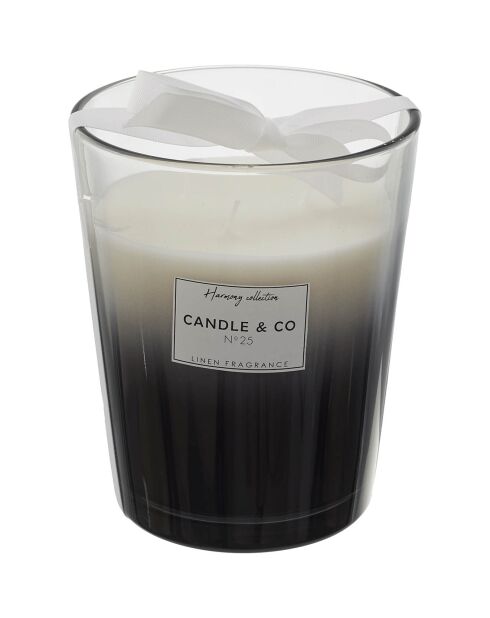 Bougie parfumée vase Harmony noire - 1 mèche