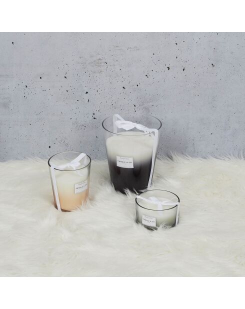 Bougie parfumée vase Harmony noire - 1 mèche