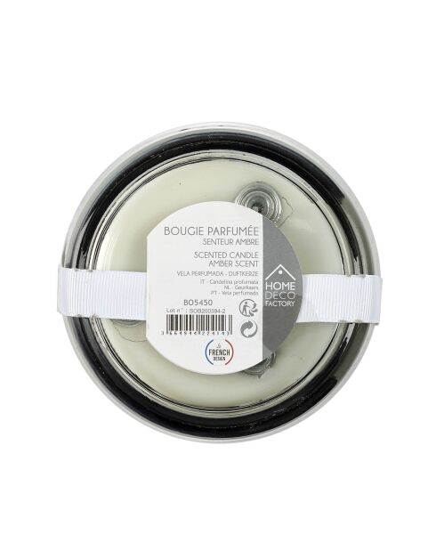 Bougie parfumée vase Harmony grise - 1 mèche