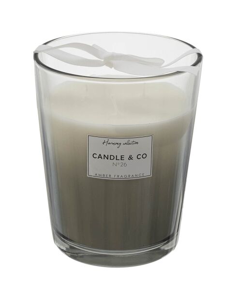 Bougie parfumée vase Harmony grise - 1 mèche