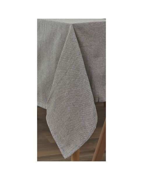 Olivgrüne Baumwolltischdecke - 250x140 cm