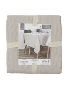 Nappe en Coton beige - 250x140 cm