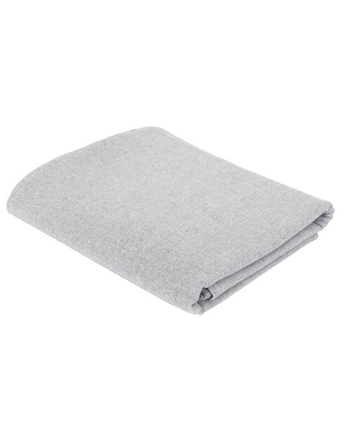 Mantel de algodón gris claro - 250x140 cm