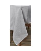 Mantel de algodón gris claro - 250x140 cm