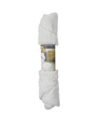 Tapis imitation fourrure poil fin ivoire - 60x90 cm