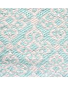 Tapis uni blanc/bleu - 120x180 cm