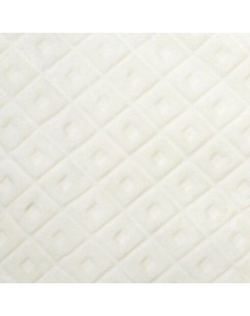 Plaid embossé beige - 140x200 cm