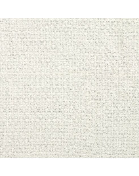 Jeté de canapé gaufré ivoire - 250x170 cm