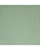 Jeté de canapé gaufré vert d'eau - 250x170 cm