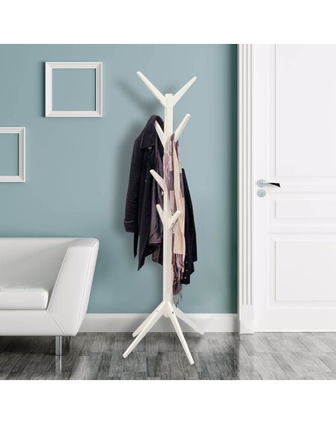 Porte-manteau arbre beige - 44.5x44.5x177 cm