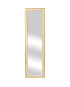 Miroir en pied bois naturel - 30x39.10x140 cm