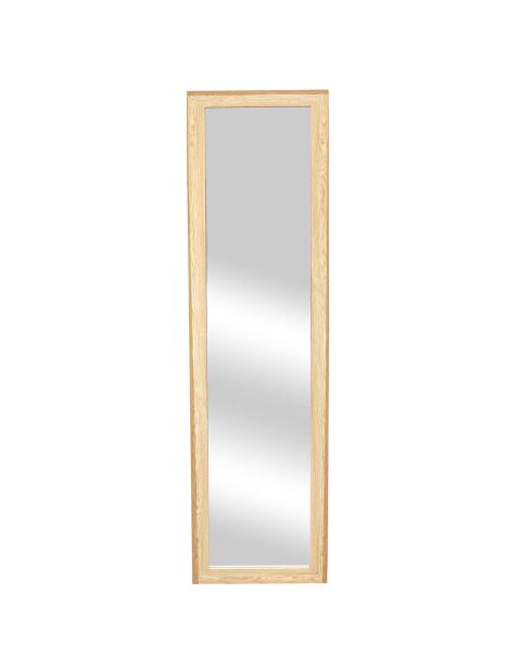Miroir en pied bois naturel - 30x39.10x140 cm
