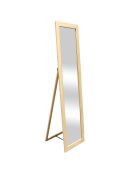 Miroir en pied bois naturel - 30x39.10x140 cm