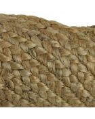 Tapis rond en jute beige - D.120 cm