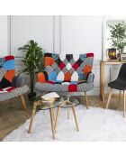 Tapis imitation fourrure écru - 170x115 cm