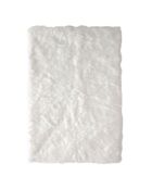Tapis imitation fourrure écru - 170x115 cm