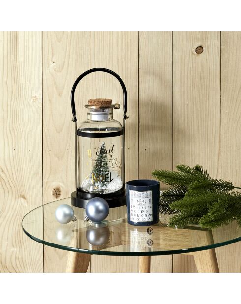 2 Tables gigognes en verre trempé transparentes