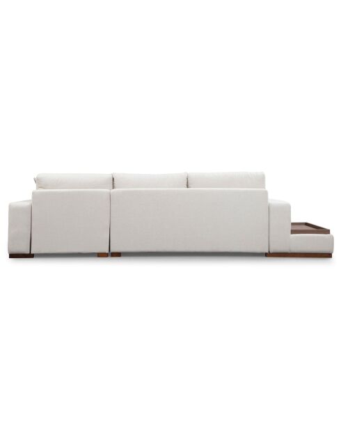 Canapé d'angle avec table Loop 19 beige - 312x194x85 cm