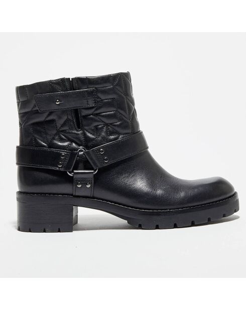 Boots en Cuir Lima noires