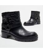 Boots en Cuir Lima noires