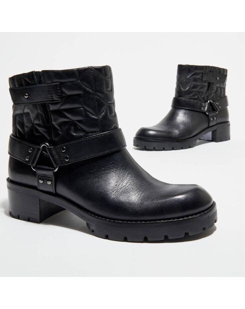 Boots en Cuir Lima noires