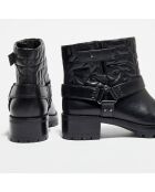 Boots en Cuir Lima noires