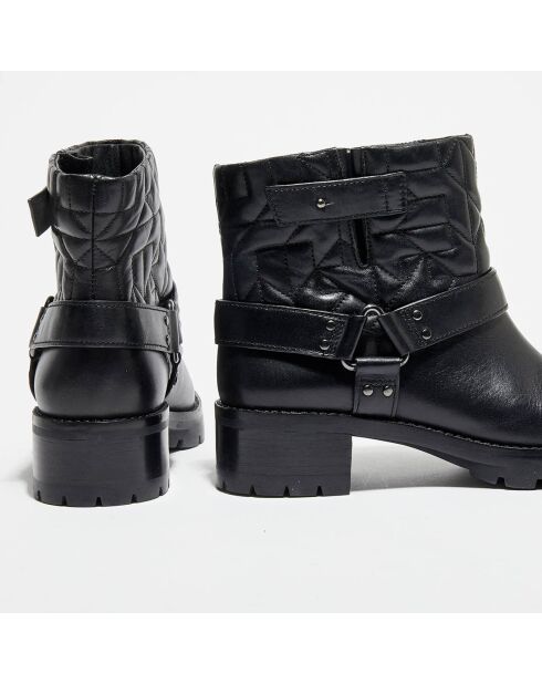 Boots en Cuir Lima noires