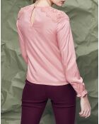 Blouse Louise fluide vieux rose