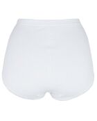 Culotte taille haute Lorie blanche