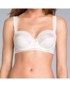 Soutien-gorge balconnet Invisible Elegance nacre